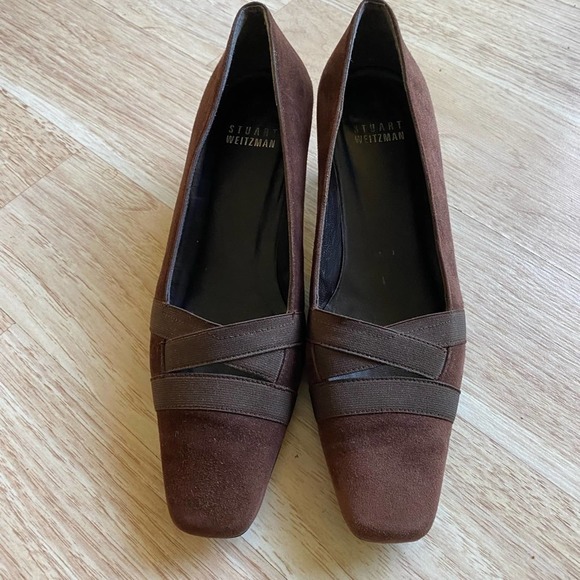 Stuart Weitzman Women's Brown Suede Pumps Size 5 - Picture 1 of 7